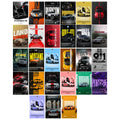 Pack of 27 Car Aesthetic Wall Collage Kit Posters | Posters for Wall Decoration | Wall Art For Bedroom, Office, Living room, Dorm room Photographic Paper -Gifting ideas- Photographic Paper  (6 inch X 4 inch, set of 27 cars prints)