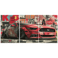 FramingoKart Classic Cars Split Posters for Wall Decoration | Wall Art For Bedroom, Office, Living room, Dorm room 12X18 Inch Each Poster High Quality Digital Prints