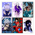 6 Different Anime Design Combo  for Wall Decoration | Wall Art For Bedroom, Office, Living room, Dorm room
