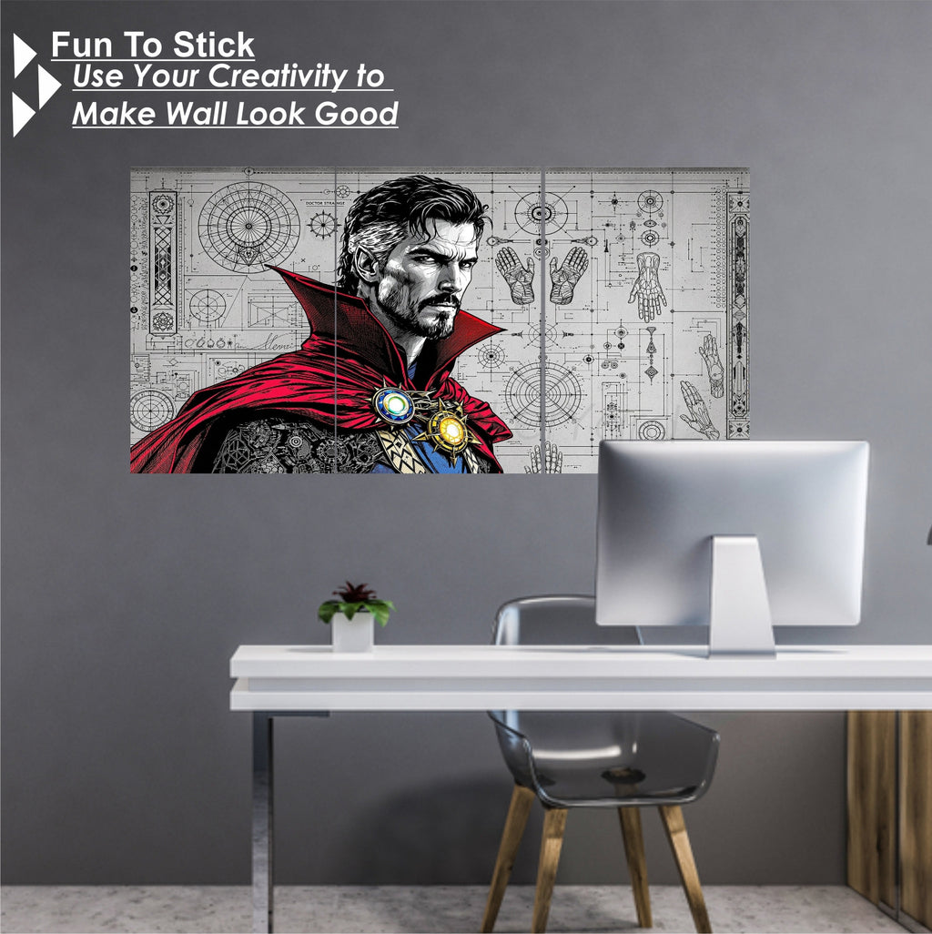 D Strange Split Posters for Wall Decoration | Wall Art For Bedroom, Office, Living room, Dorm room