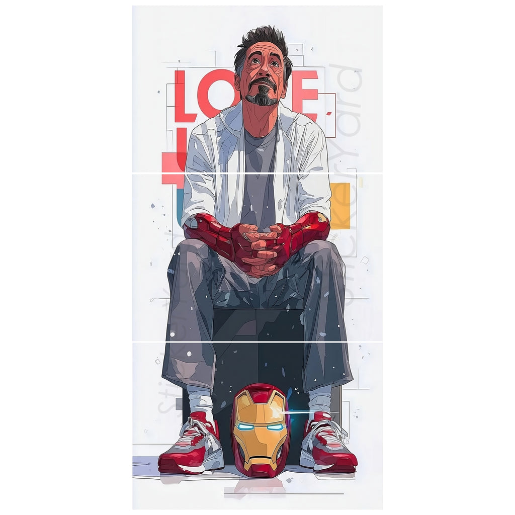 Stark Artwork Split Posters for Wall Decoration | Wall Art For Bedroom, Office, Living room, Dorm room