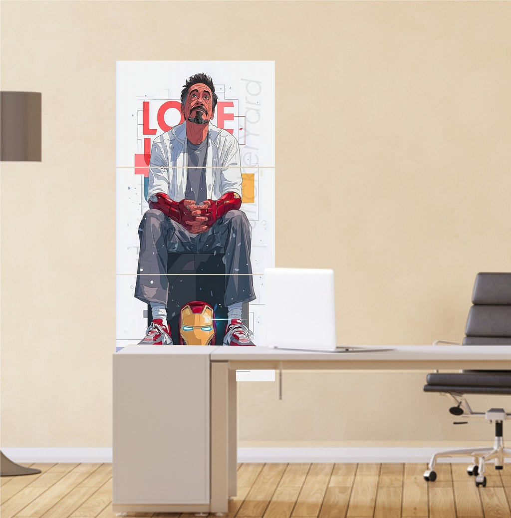 Stark Artwork Split Posters for Wall Decoration | Wall Art For Bedroom, Office, Living room, Dorm room