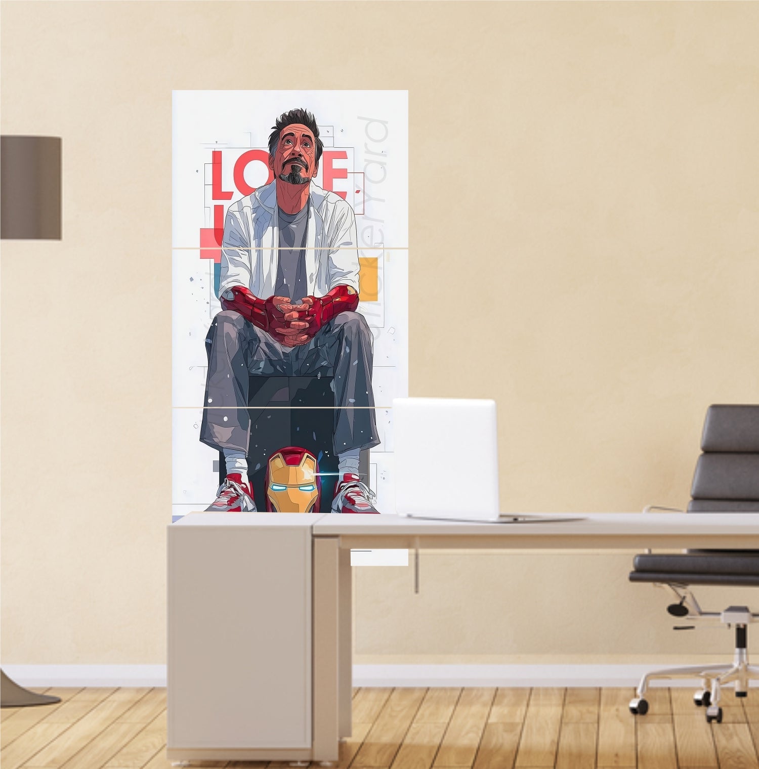 Stark Artwork Split Posters for Wall Decoration | Wall Art For Bedroom, Office, Living room, Dorm room