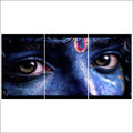 Beautiful Krishna Ji Eyes Split Posters for Wall Decoration | Wall Art For Bedroom, Office, Living room, Dorm room