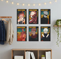 Anime Design3 Split Posters for Wall Decoration Wall Posters| Wall Art For Bedroom, Office, Living room, Dorm room