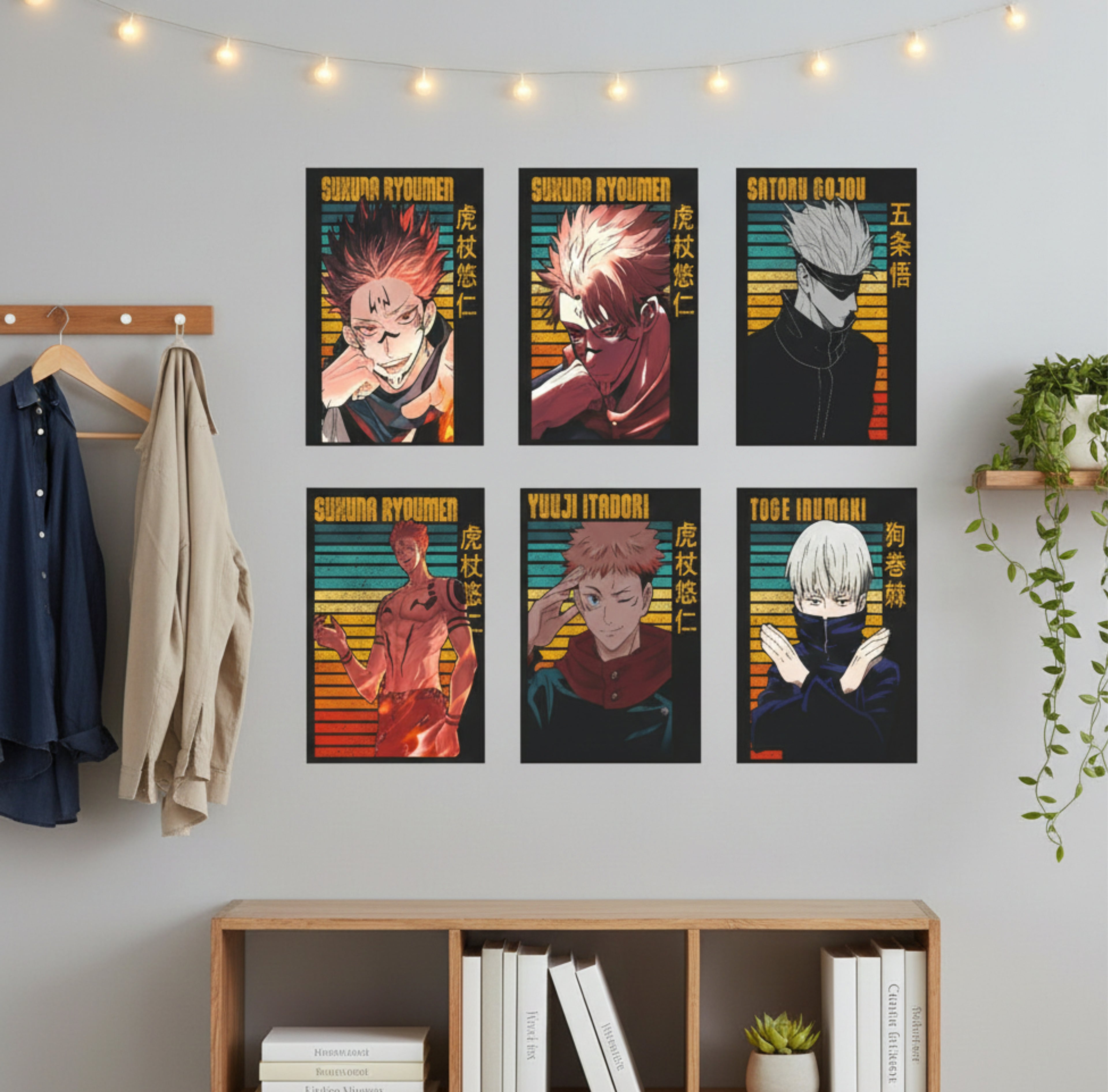 Anime Design3 Split Posters for Wall Decoration Wall Posters| Wall Art For Bedroom, Office, Living room, Dorm room