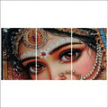Radhe Rani Eyes Split Posters for Wall Decoration | Wall Art For Bedroom, Office, Living room, Dorm room