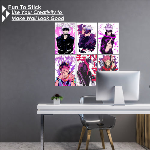 Anime Design11 Split Posters for Wall Decoration Wall Posters| Wall Art For Bedroom, Office, Living room, Dorm room