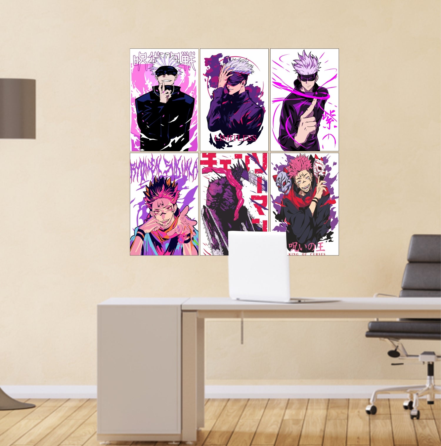 Anime Design11 Split Posters for Wall Decoration Wall Posters| Wall Art For Bedroom, Office, Living room, Dorm room