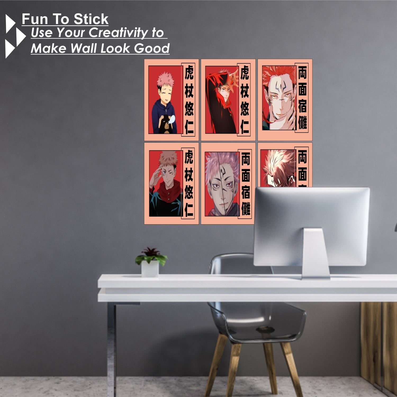 Anime Design13 Split Posters for Wall Decoration Wall Posters| Wall Art For Bedroom, Office, Living room, Dorm room
