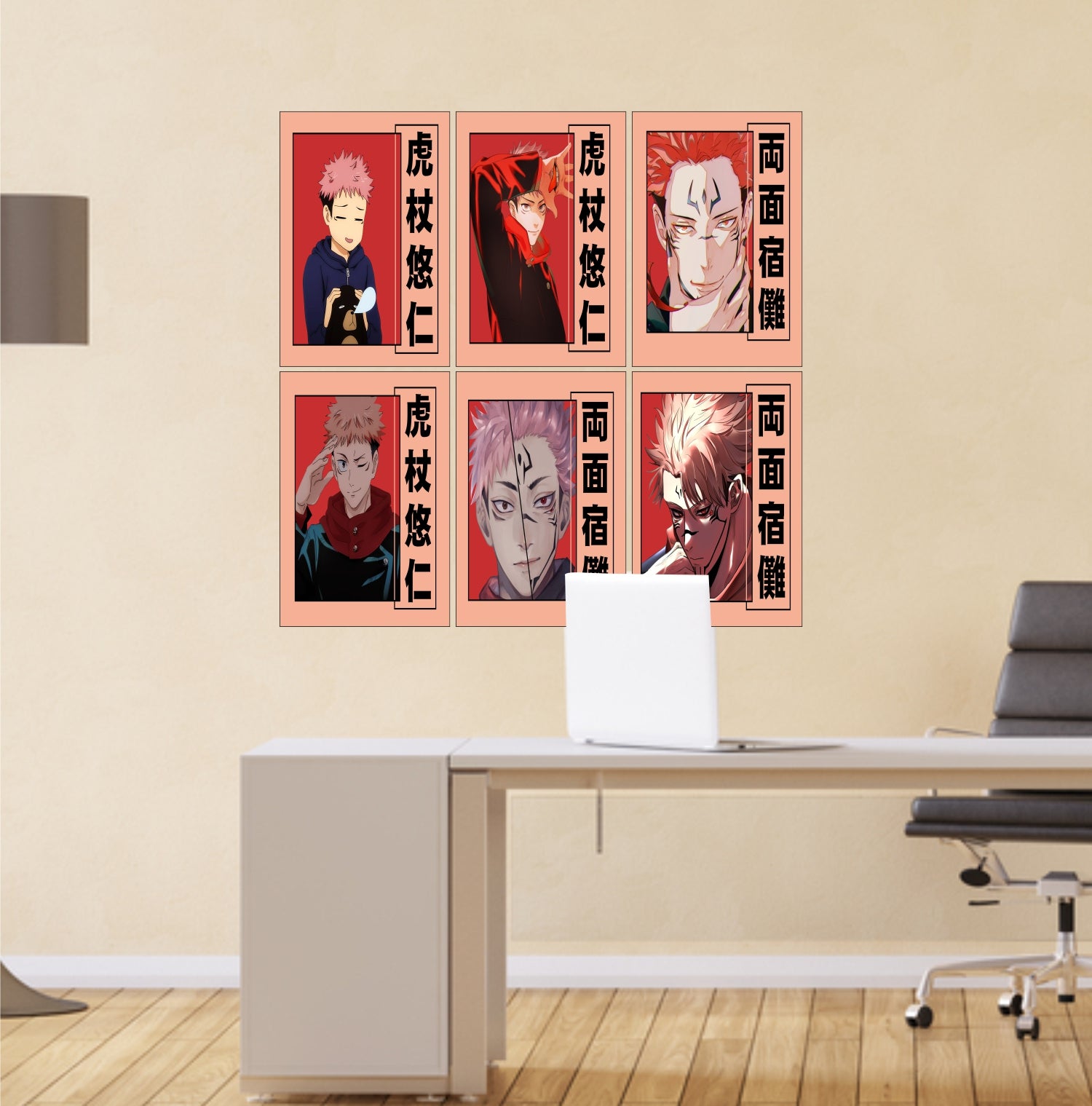 Anime Design13 Split Posters for Wall Decoration Wall Posters| Wall Art For Bedroom, Office, Living room, Dorm room