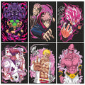 Anime Design14 Split Posters for Wall Decoration Wall Posters| Wall Art For Bedroom, Office, Living room, Dorm room