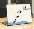 Panda Swimming  Vinyl Laptop Sticker Suitable For 15.6inch Laptop Skin