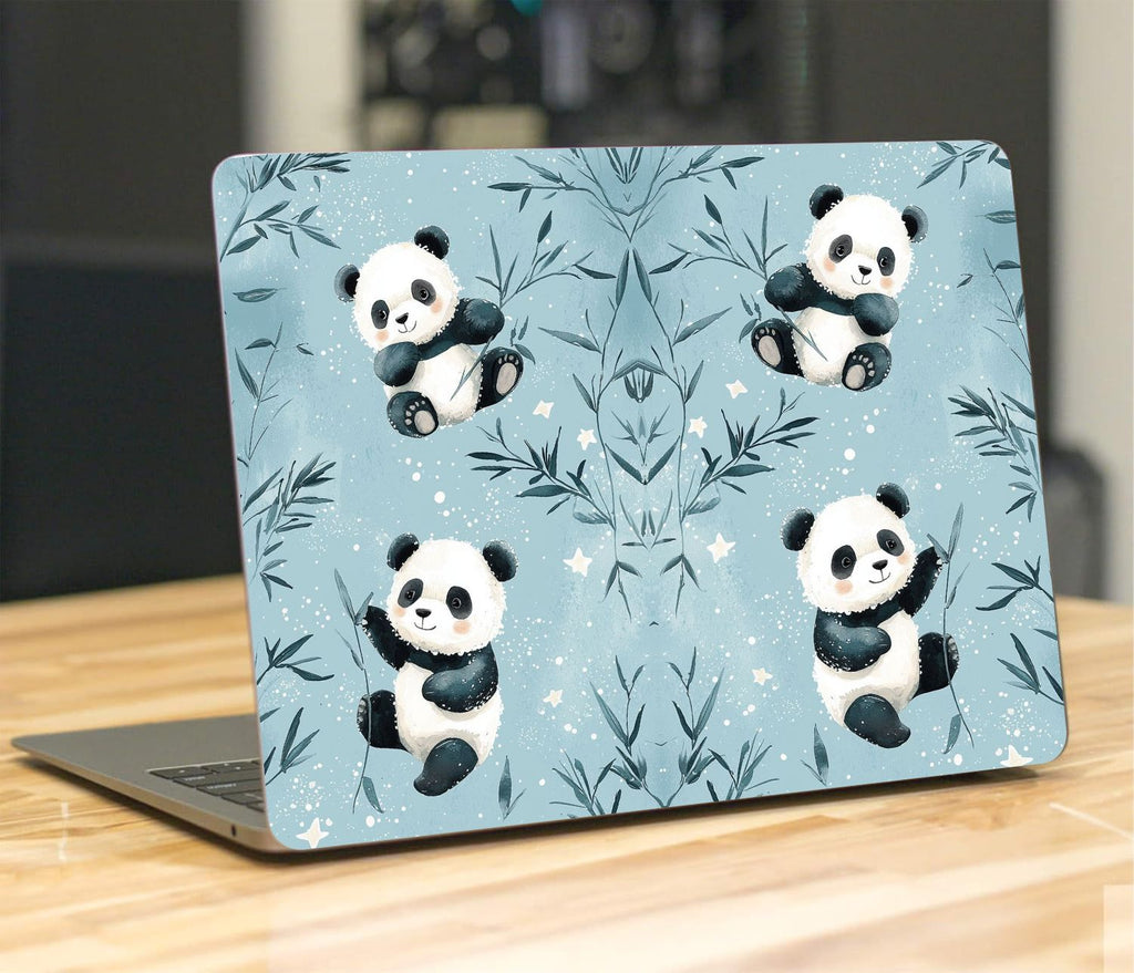 Bamboo Panda Vinyl Laptop Sticker Suitable For 15.6inch Laptop Skin