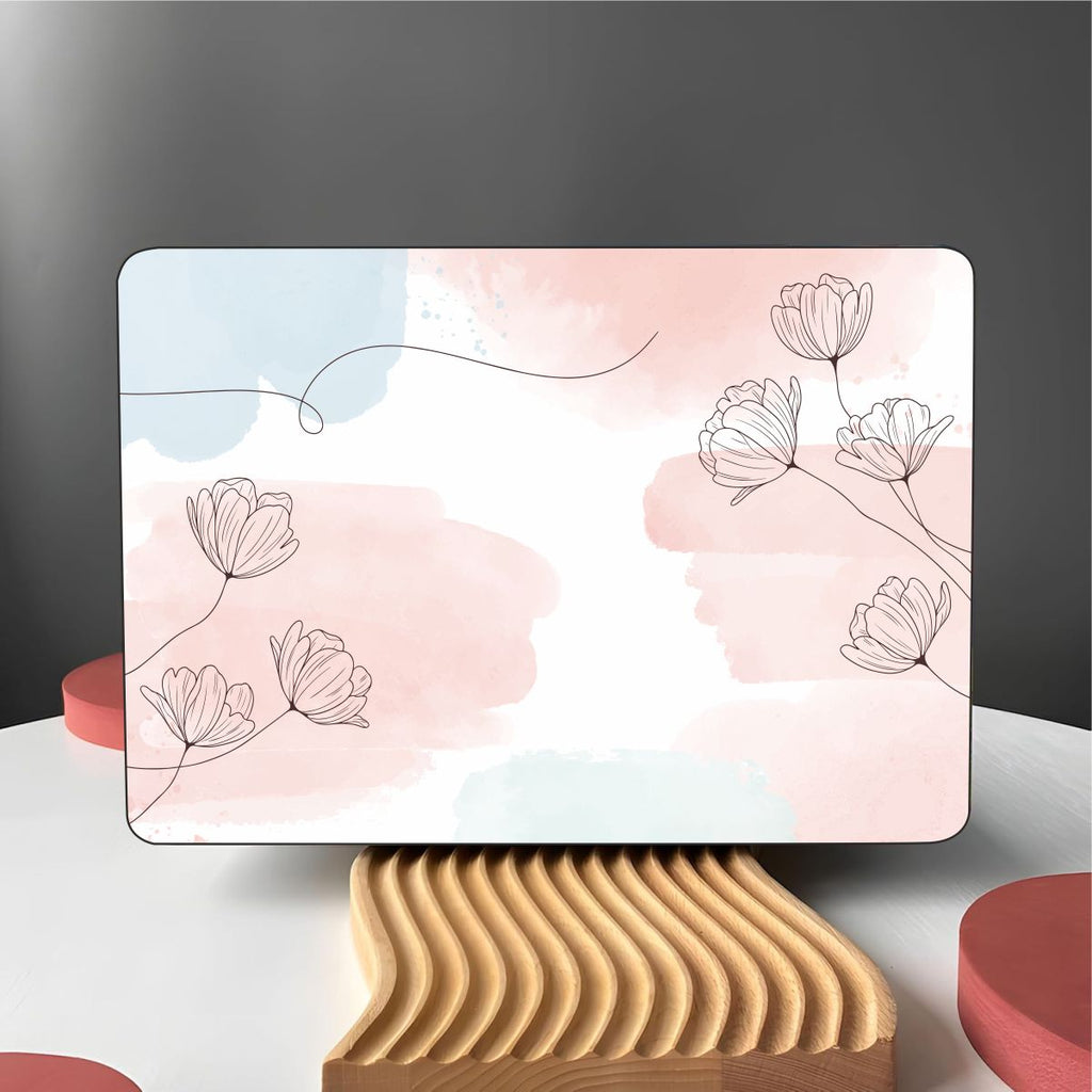 Abstract Color Flowers Vinyl Laptop Sticker Suitable For 15.6inch Laptop Skin