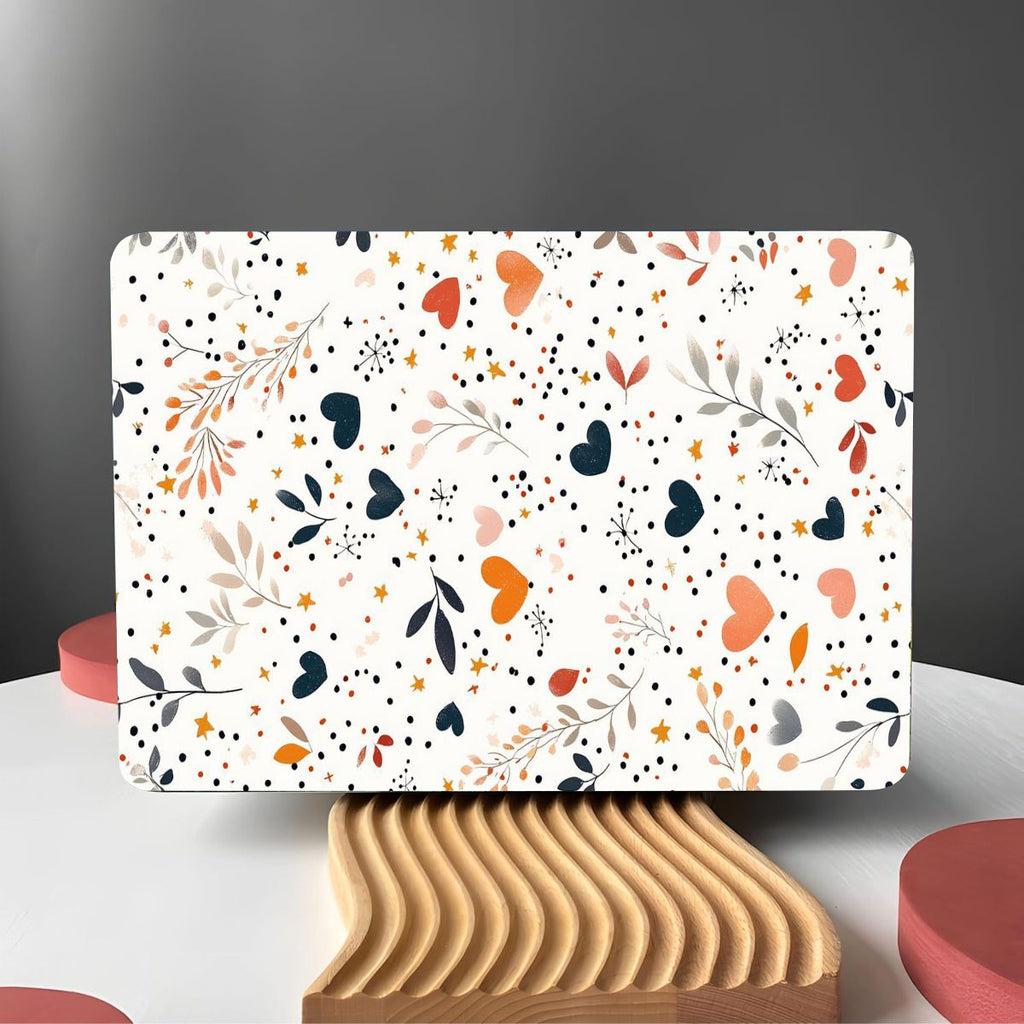 Abstract Hearts Vinyl Laptop Sticker Suitable For 15.6inch Laptop Skin