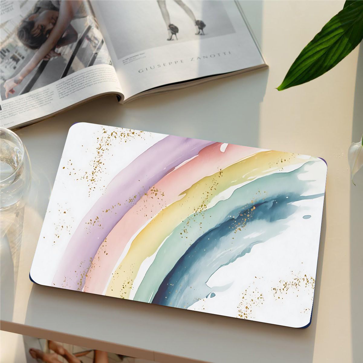 Rainbow Vinyl Laptop Sticker Suitable For 15.6inch Laptop Skin
