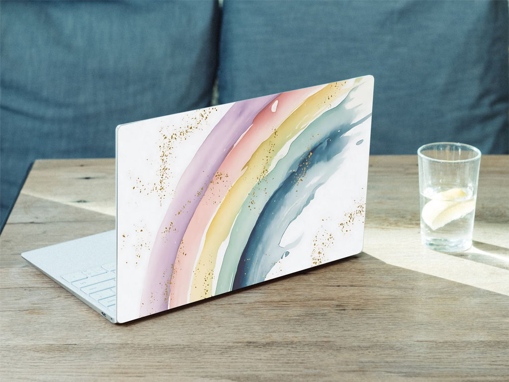 Rainbow Vinyl Laptop Sticker Suitable For 15.6inch Laptop Skin