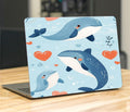 Blue Whale Vinyl Laptop Sticker Suitable For 15.6inch Laptop Skin