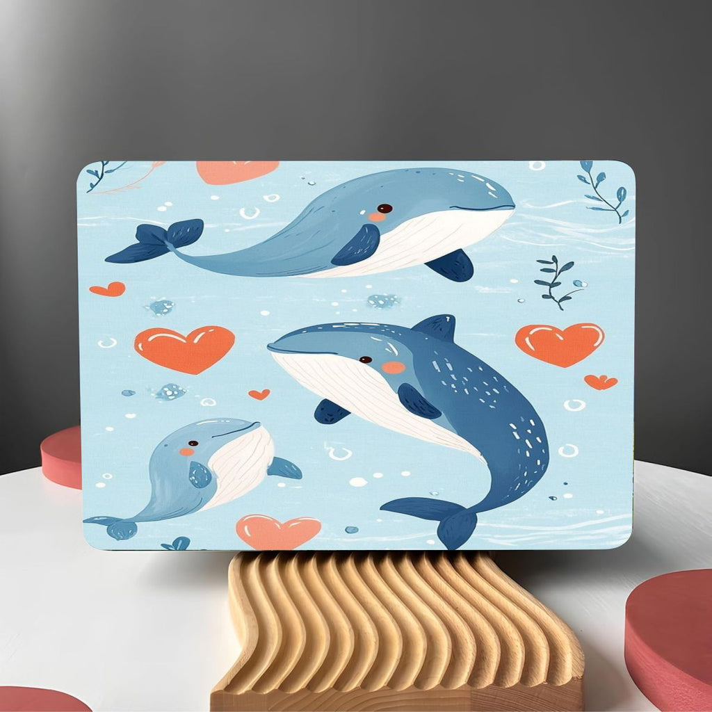 Blue Whale Vinyl Laptop Sticker Suitable For 15.6inch Laptop Skin