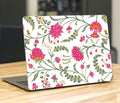 Pink Floral Vinyl Laptop Sticker Suitable For 15.6inch Laptop Skin