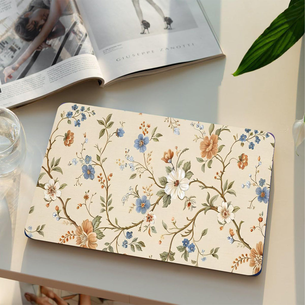 Floral Abstract Vinyl Laptop Sticker Suitable For 15.6inch Laptop Skin