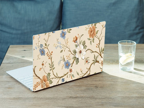 Floral Abstract Vinyl Laptop Sticker Suitable For 15.6inch Laptop Skin