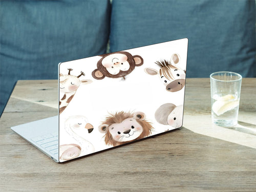 Cute Animals Vinyl Laptop Sticker Suitable For 15.6inch Laptop Skin
