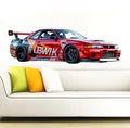 FramingoKart  PVC Vinyl Sports Car Design Wall Sticker Big Size Room Walls Home Décor Self Adhesive Sticker