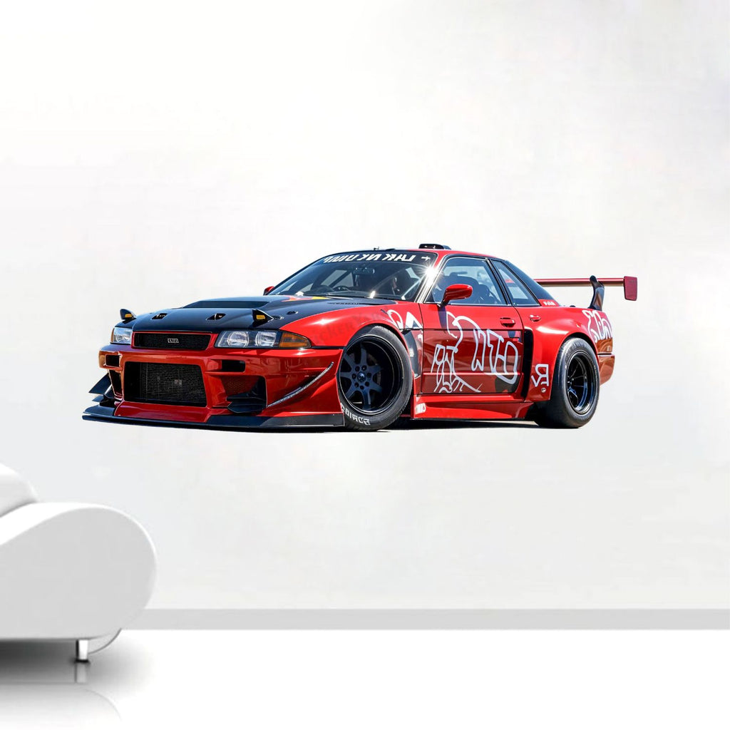 FramingoKart  PVC Vinyl Sports Car Art Design Wall Sticker Big Size Room Walls Home Décor Self Adhesive Sticker