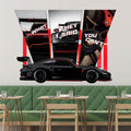 FramingoKart  PVC Vinyl Motivational Car Quote Racing Car Wall Sticker Big size sticker Self Adhesive Sticker
