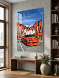 Sports Cars Premium Acrylic Poster Painting Wall Hanging For Decoration & Gifting Wall Decor Paintings
